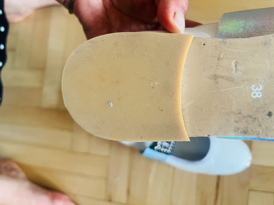 Buty baleriny białe na wesele 38
