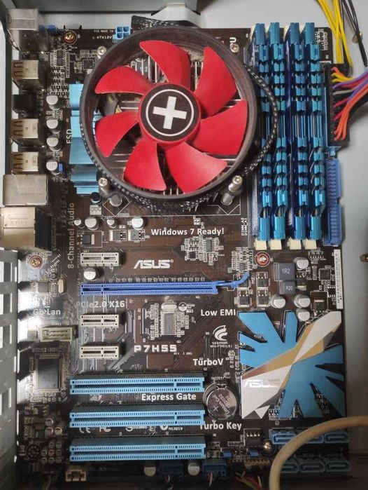 ASUS P7H55 I5 650 DDR 3 G.SKILL Ripjaws X Blue