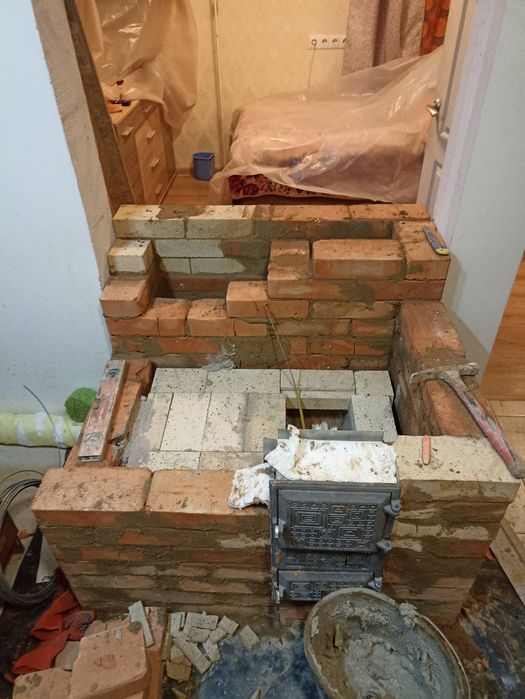 Грубки,Печі.Мурування всіх видів печей.