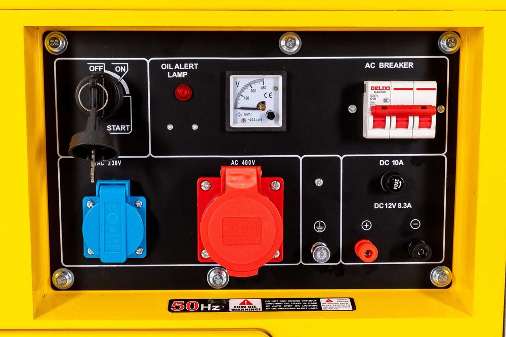 NOWY Agregat prądotwórczy generator HDM 11000 DIESEL rozrusznik ON 7500W 7,5kW!!!