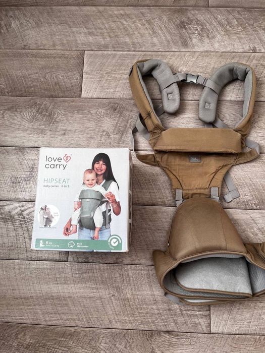 Хіпсіт  love carry 6в 1 коричневого кольору