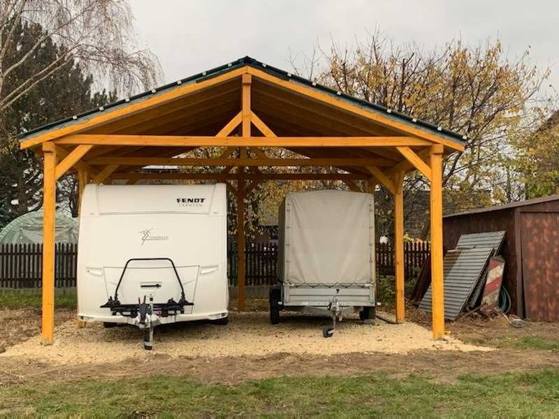 Wiata garażowa 600x500