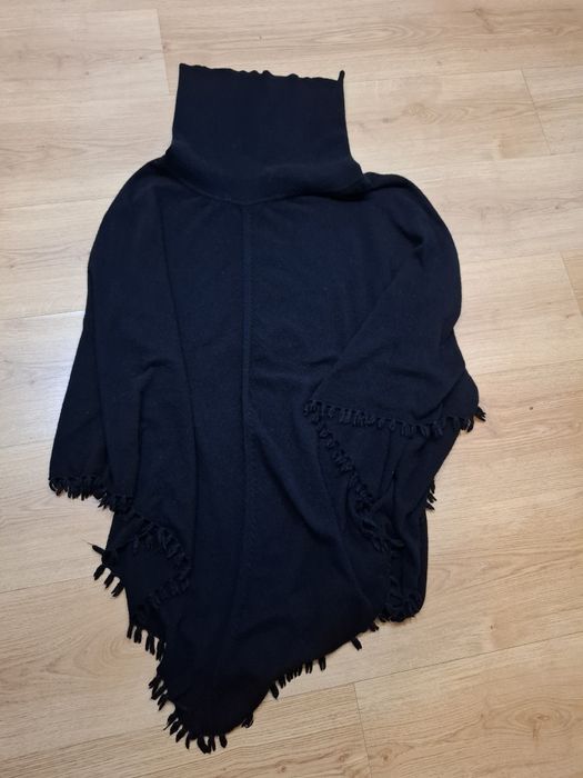 Ponczo damskie 80%wełna