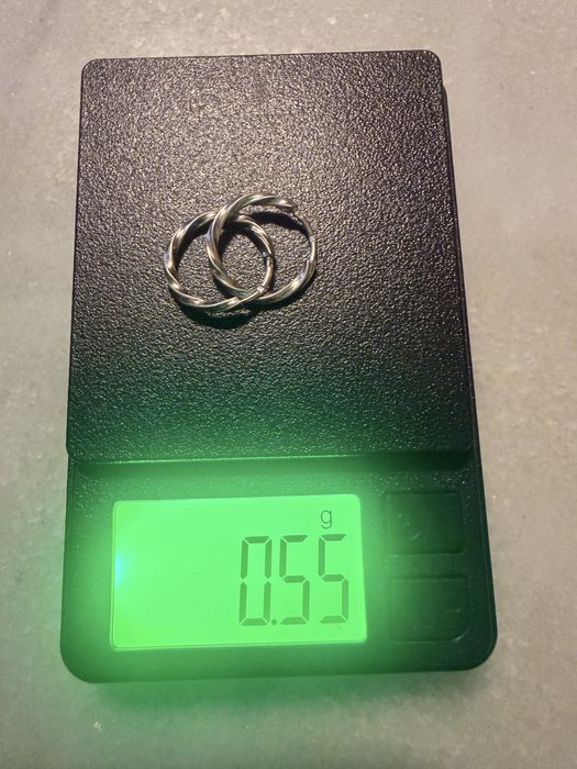 Brincos -argolas em prata