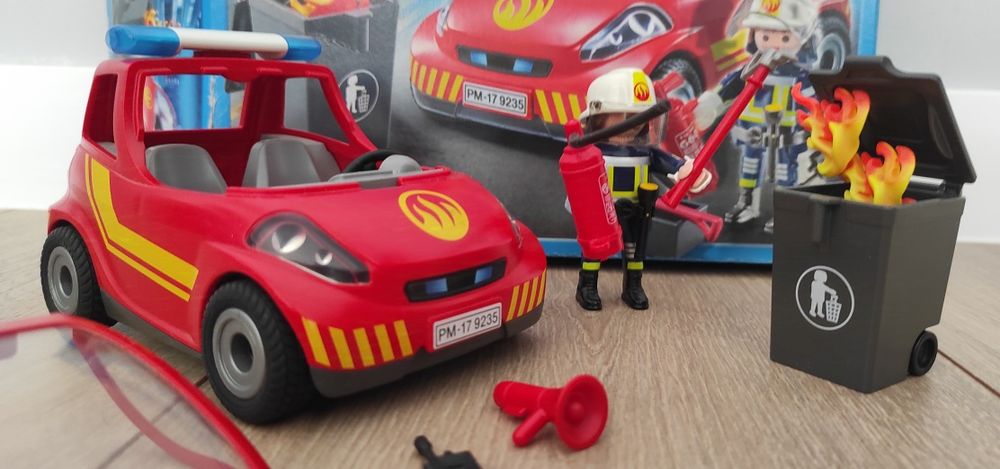 Playmobil City Action 9235 Samochód Strażacki Straż pożarna Kompletny