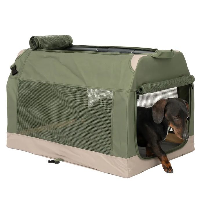 Zooplus Basics Składana Buda dla Psa M do 18kg 50,5x76x48cm NOWA BUDA KOJEC KLATKA