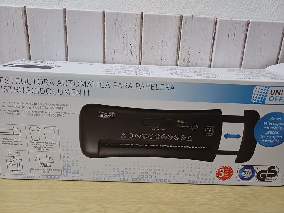 Destruidora de Papel automática United Office