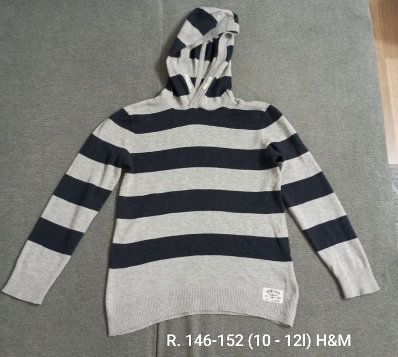 Sweter z kapturem H&M r. 146-152