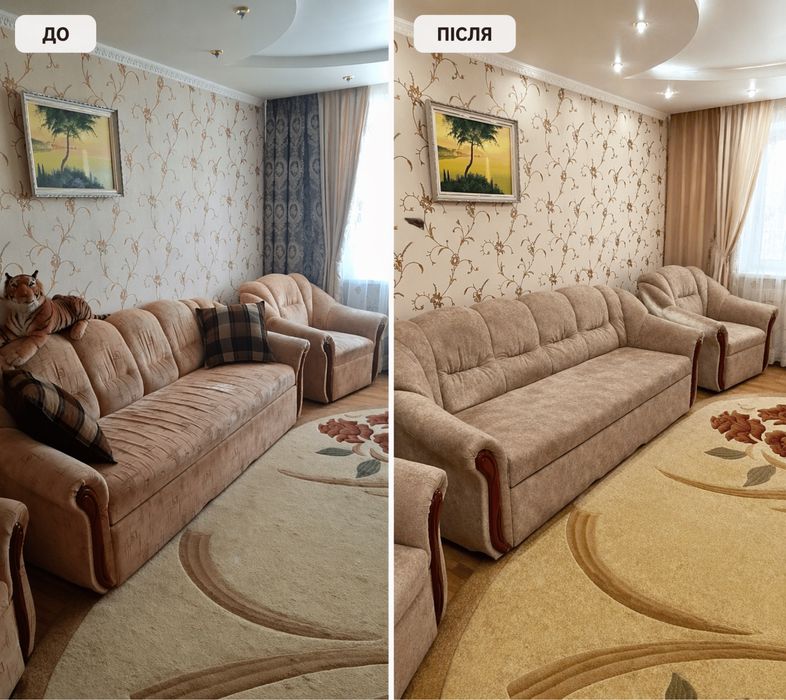 Перетяжка, ремонт та реставрація м'яких меблів