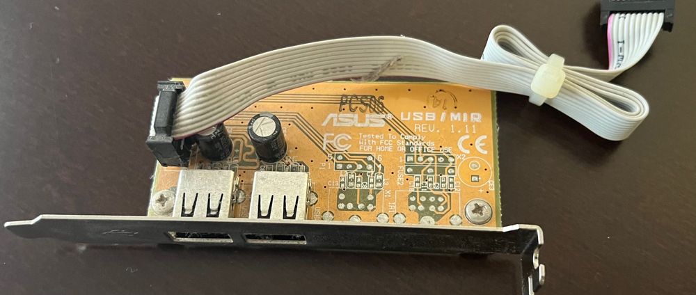 Placa de 2 entradas USB64409441242627121