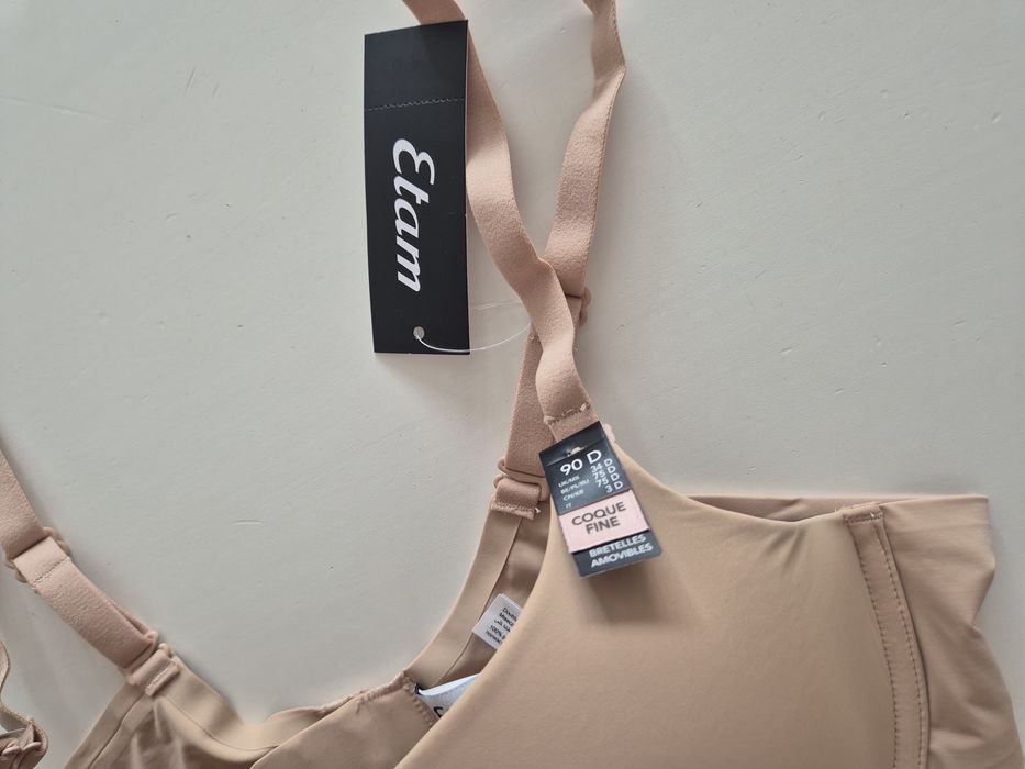 Biustonosz etam 75d beżowy