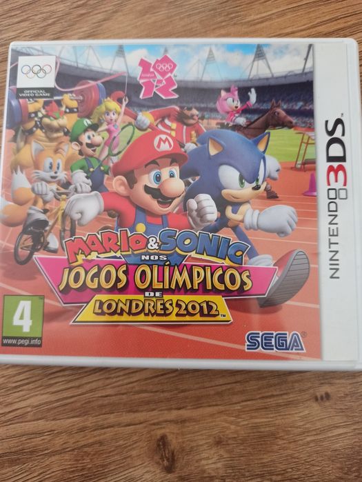 Jogo 3ds Mario e Sonic nos jogos olímpicos Londres 2012