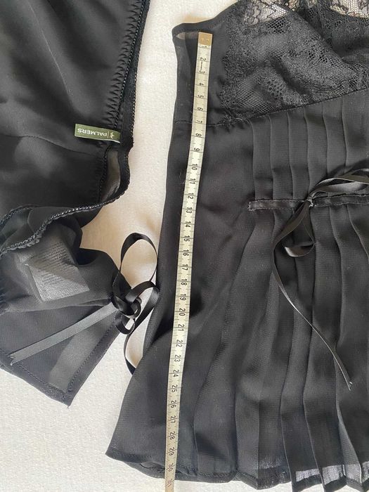 PALMERS - czarna bielizna nocna, sexi, rozm. 38