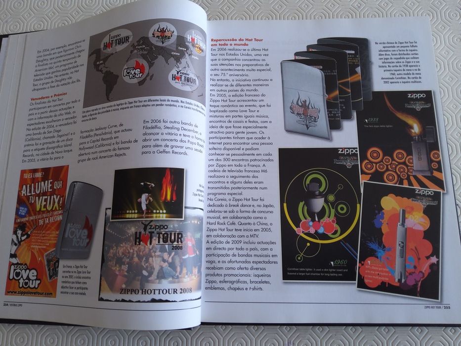 22326#Livro sobre Isqueiros ZIPPO tem 480 páginas ilustradas