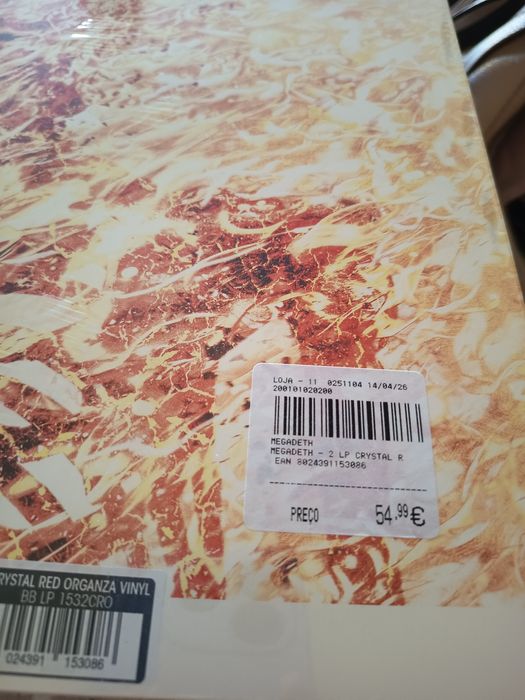 Vinil Megadeth Red