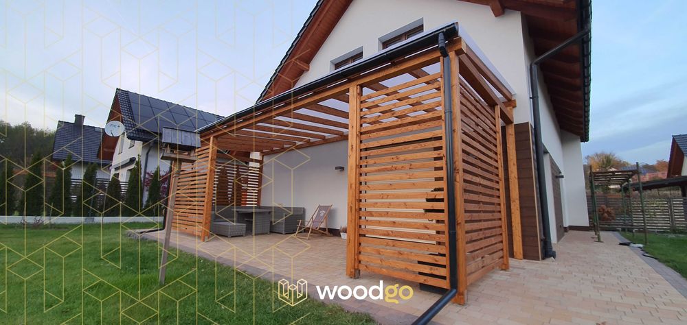 altana ogrodowa, pergola, architektura ogrodowa