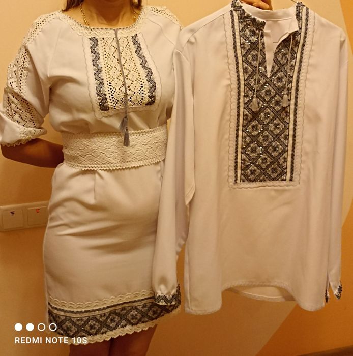 Вишитий комплект плаття і сорочка