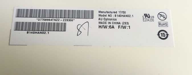 Matryca do Acer Swift 3 SF314-52 wyświetlacz