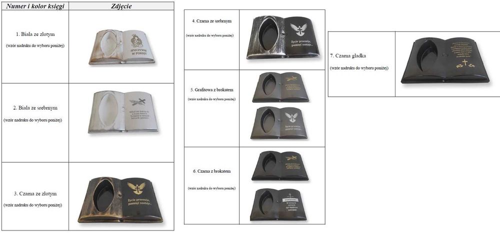 KSIĄŻKA na grób Podkład do kwiatów stroików sztucznych + Doniczka