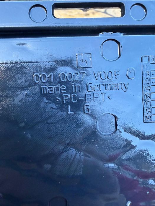 Smart roadster - placa traseira - lado direito