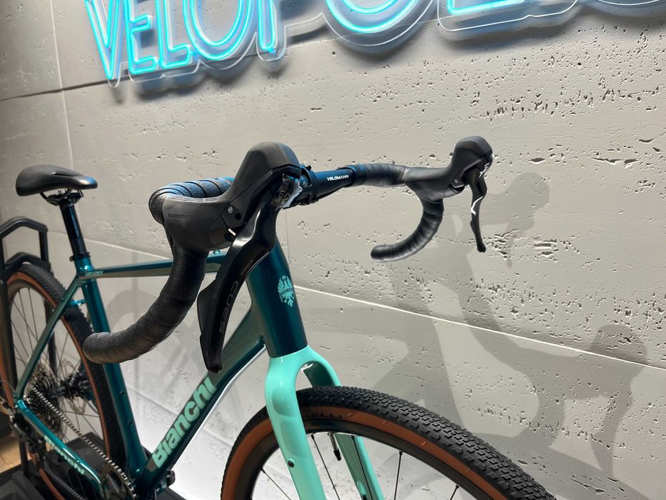 Nowy rower gravel Bianchi Arcadex AL 2026 CUES Celeste VELOPOLIS RATY 0%
