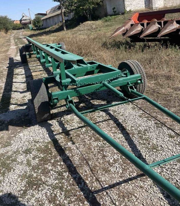 Універсальний Візок Тєлєжка Тележка Для Жатки, На Ресорах, На Кругу.