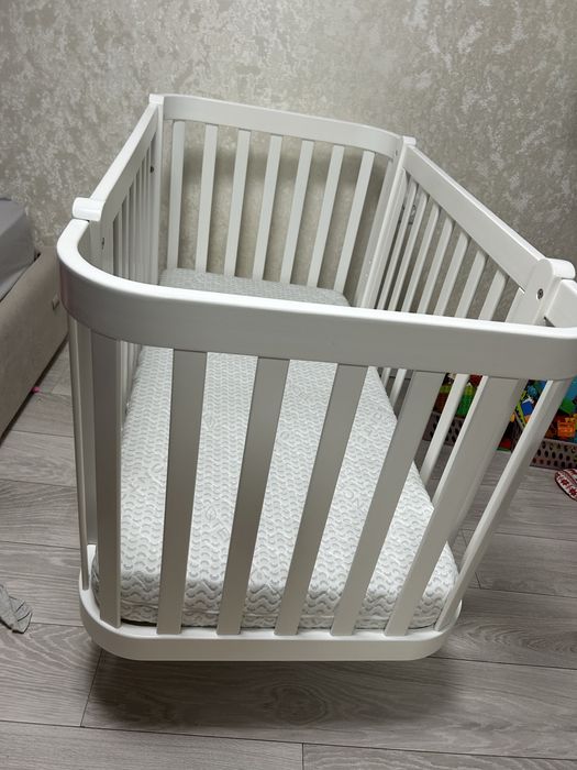 Дитяче ліжечко Верес Монако Біле