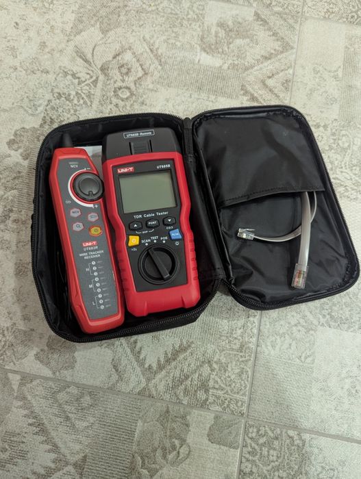 Професійний TDR кабельний тестер UNI-T UT685B KIT (PoE, трасошукач)