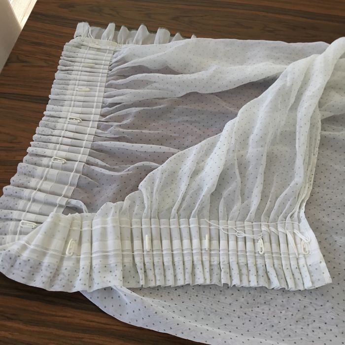 Cortinados de cozinha em voile