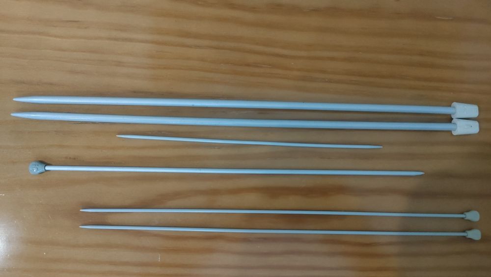 Agulhas crochê linhas malhas