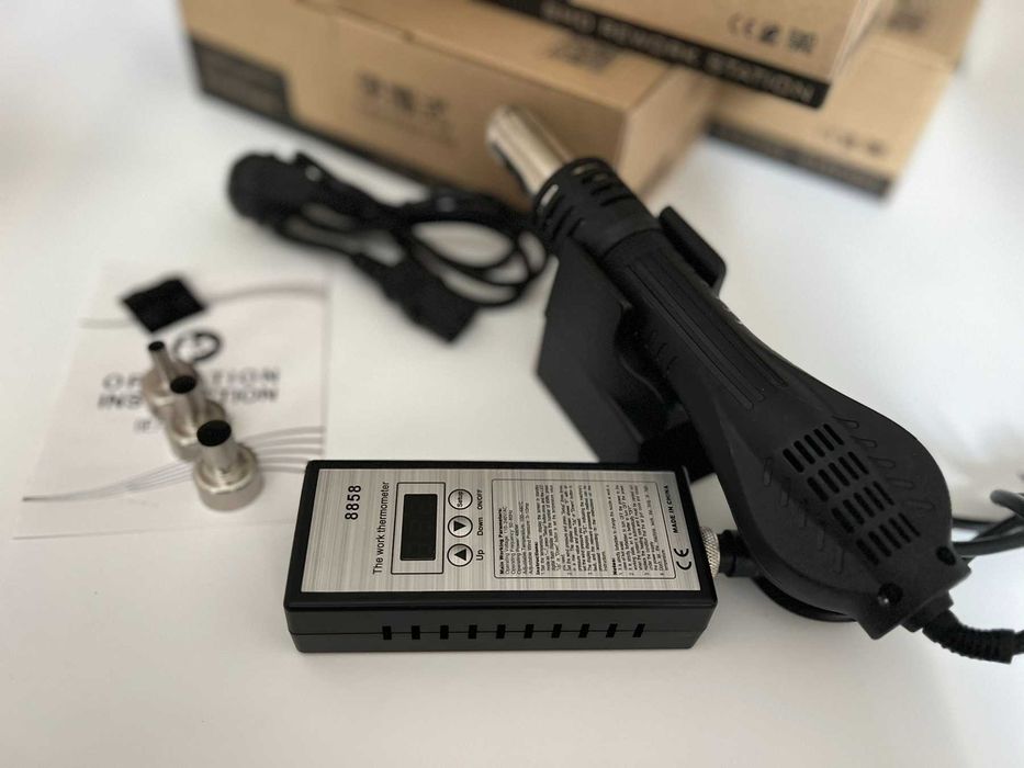 Паяльна станція 8858 фен термовоздушная Паяльная  станция портативная