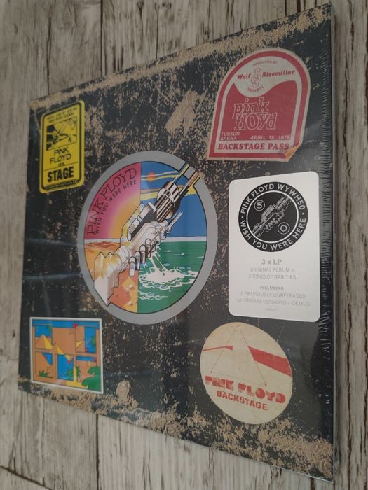 Pink Floyd Wish You Were Here Deluxe 3 lp Clear