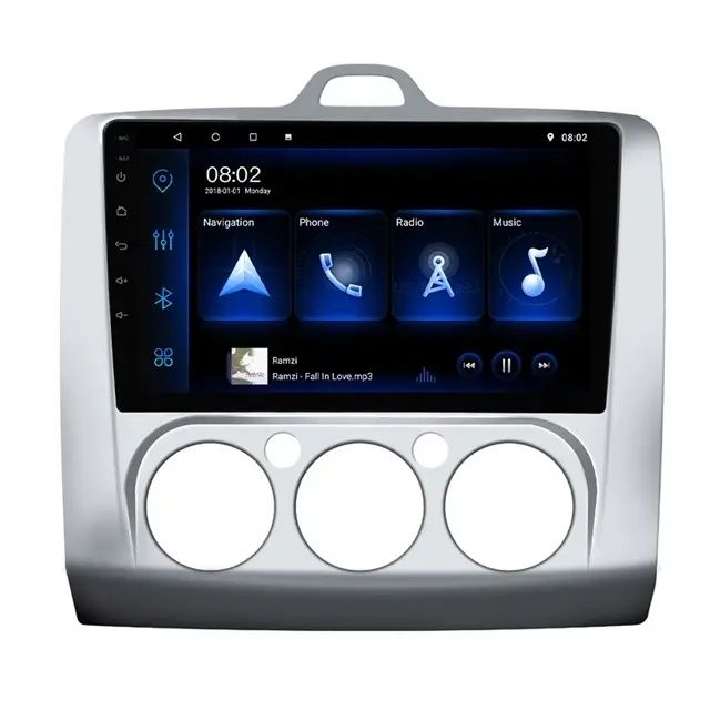Rádio 2din Ford/Focus/Mk2 2004 a 2011 GPS e moldura 9' NOVO