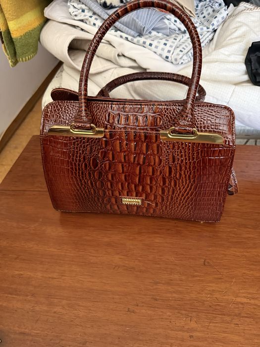 Conjunto mala castanha nova