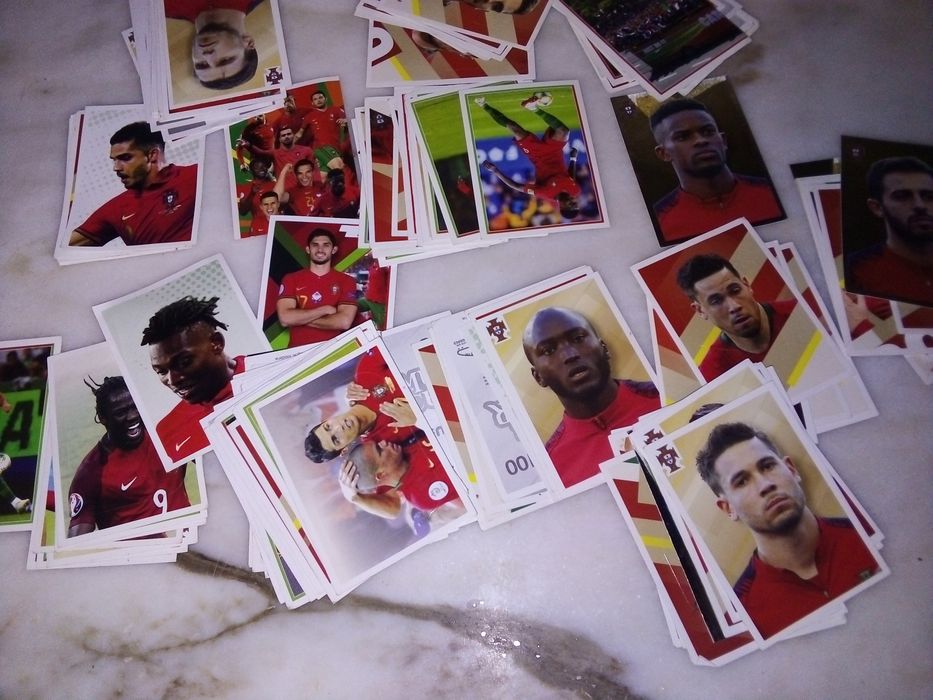 Conjunto de 150 Cromos Fome de Vencer/7 Saquetas Novas/27 Intermarché