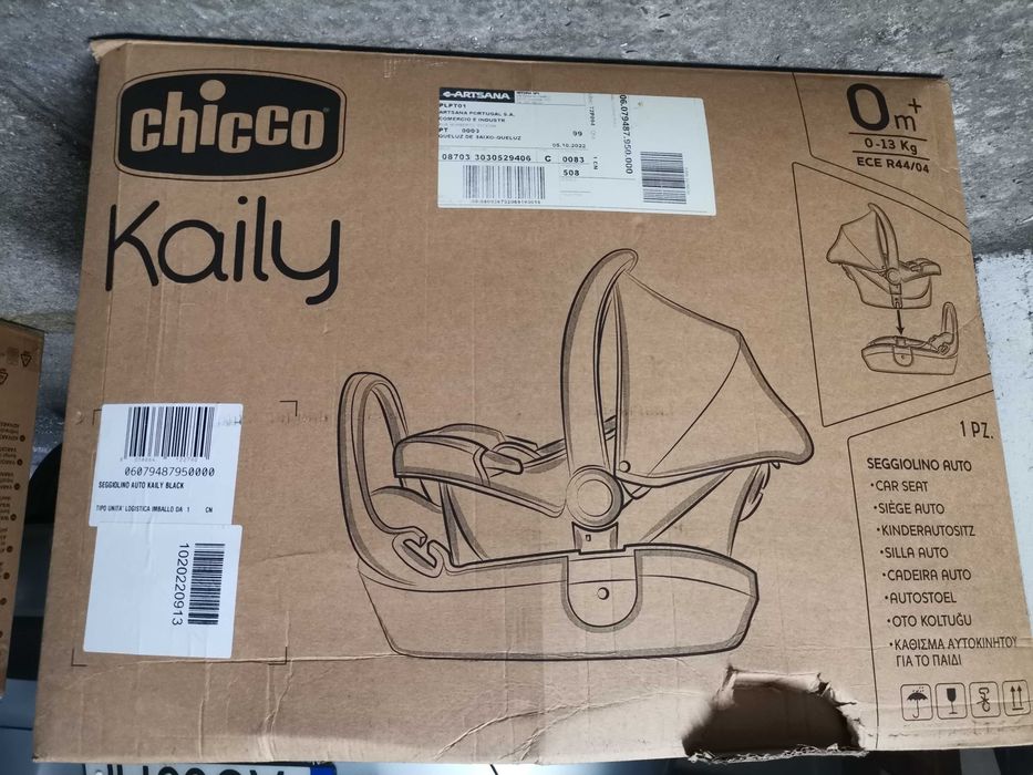 Duo Chicco, carrinho one4ever + ovinho kaily com base para automóvel