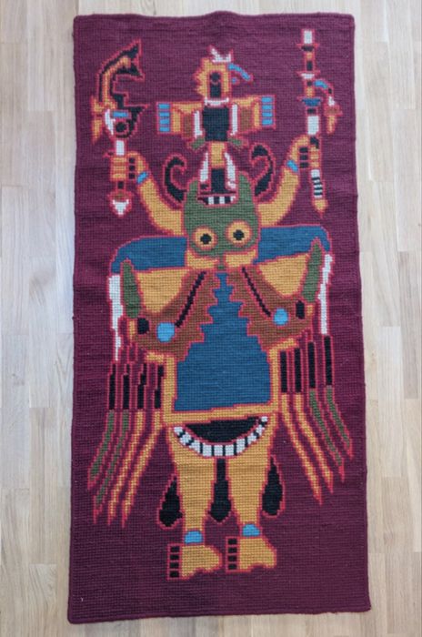 Meksykański kilim vintage 70’