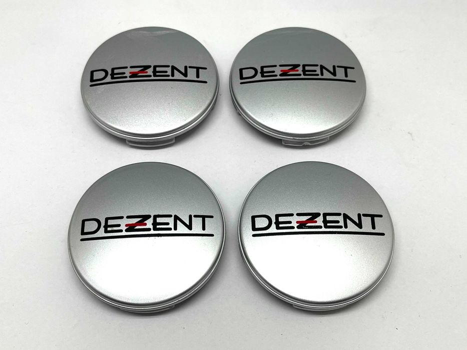4x Dekielek DEZENT srebrny - 60 mm - ZT2000P