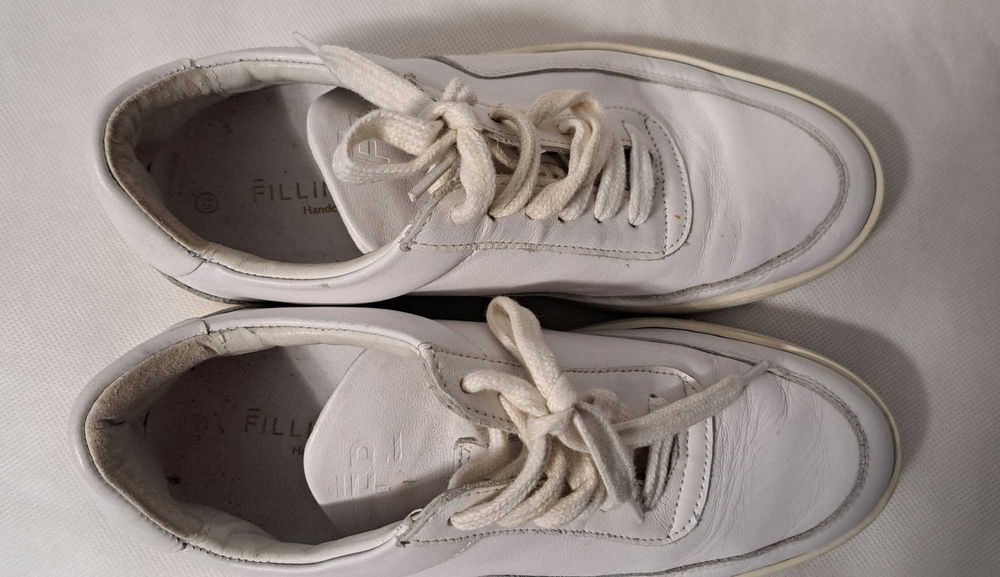 Filling Pieces - Damskie sneakersy skórzane Low Top Ripple Crumbs 38