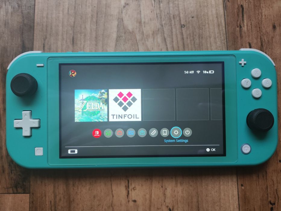 Nintendo switch lite CFW 256GB