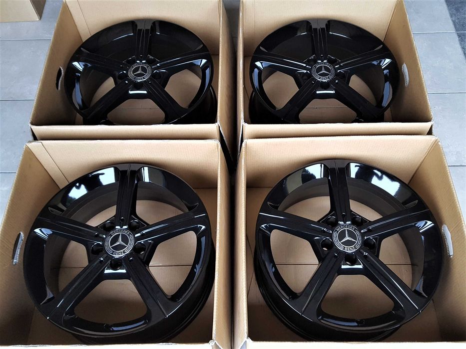 Alufelgi 17 Mercedes A B C CLA GLA V Vito Viano Czarne ! 5x112 490#