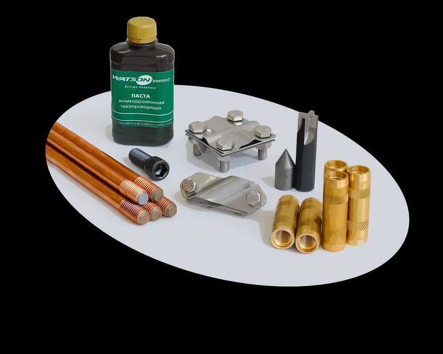 Комплект обмідненого заземлення Galmar (PL) 6м для будинку/електрокару