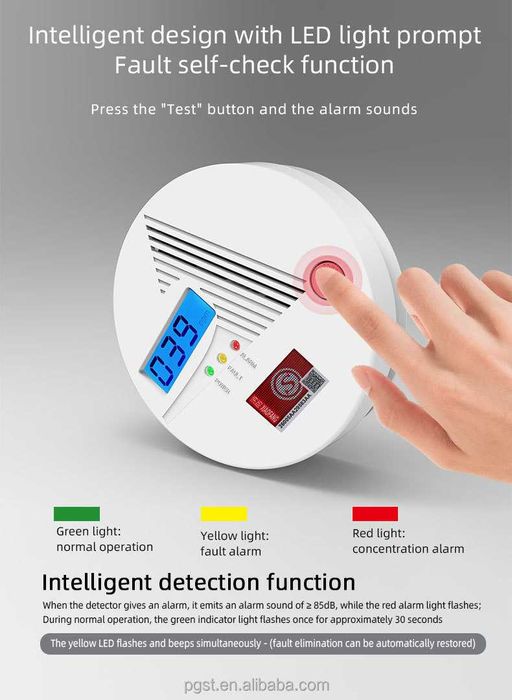Sensor Detector de Gás CO Monóxido Carbono (NOVO)