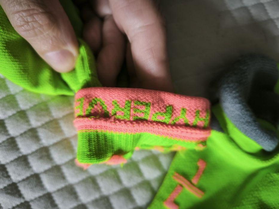 Nike Hypervenom skarpety dziecięce 1 junior piłkarskie zielone