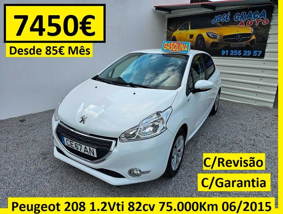 Peugeot 208 1.2Vti 82Cv 75.000Km 06/2015