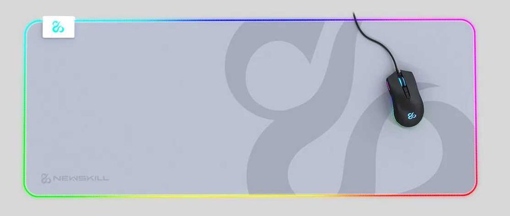 Newskill Nemesis V2 Ivory Podkładka pod mysz dla graczy LED 96 x 36cm