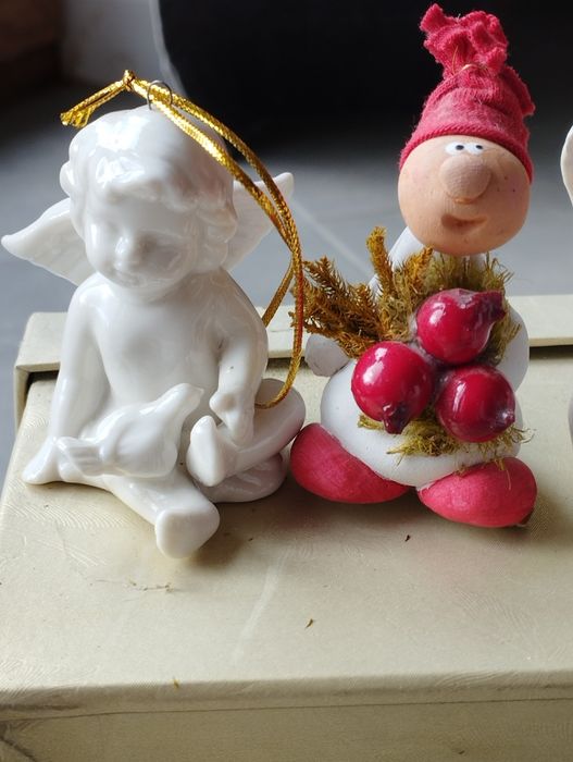 Aniołki figurki zestaw