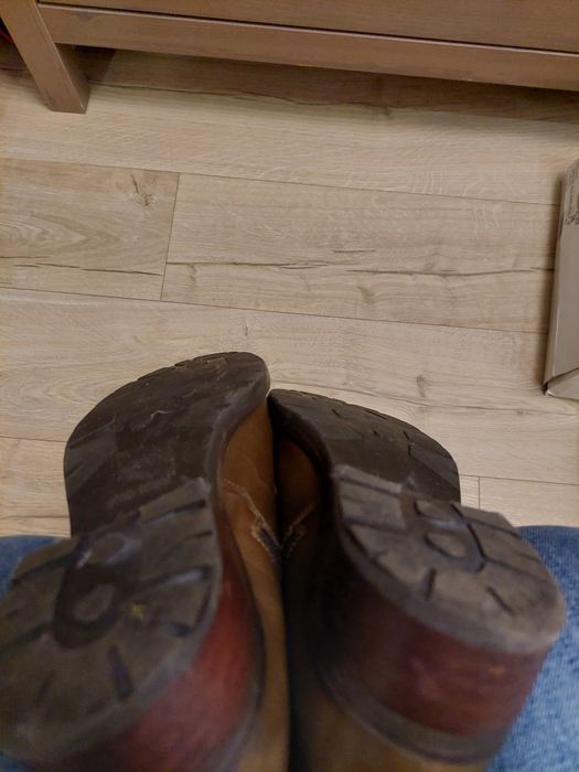 Gino Rossi kozaki brązowe oliwkowe khaki buty zimowe na jesień