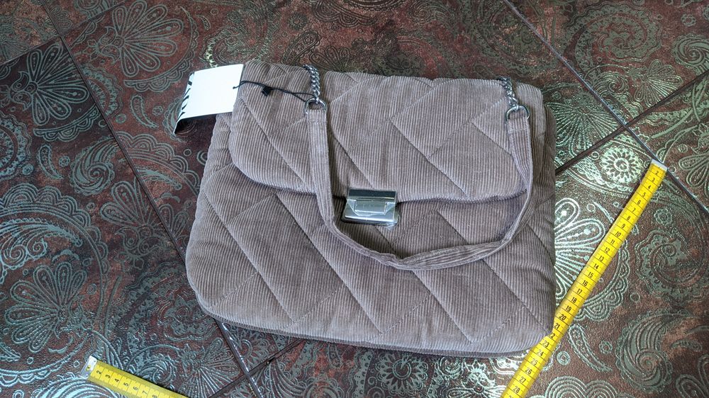 Вельветовая сумка Zara