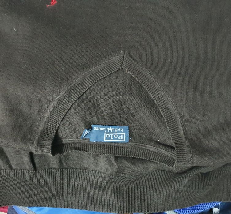 POLO RALPH LAUREN roz. XXL męski lekki sweter bawełniany premium